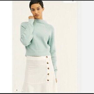 Free People Too Good Pullover Sweater Top - mint green, cozy, pretty & modern.🌷
